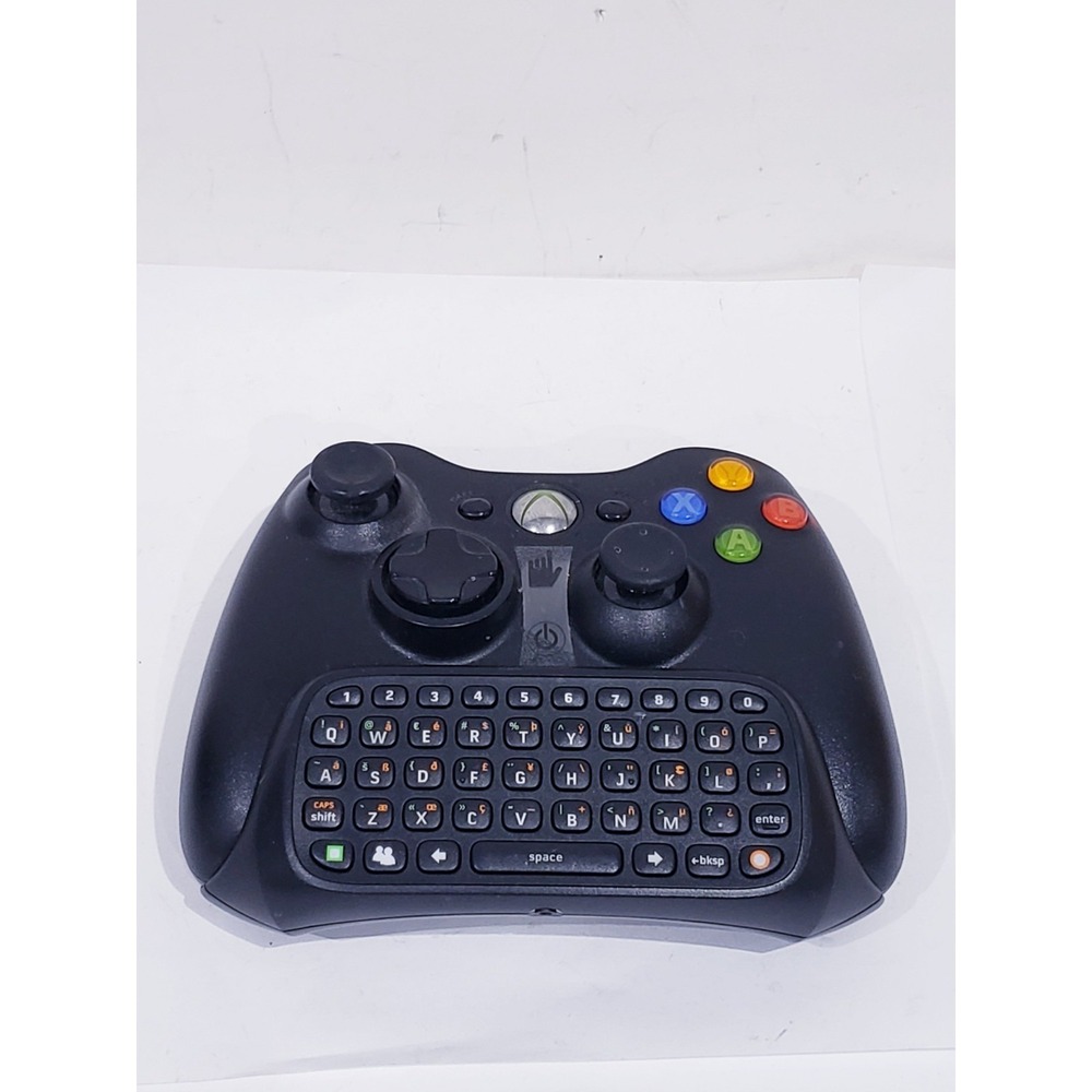 OEM Microsoft Xbox 360 Wireless Controller With ChatPad - Tested Works